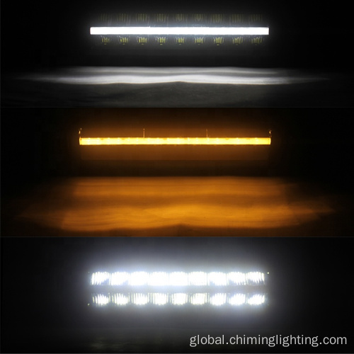 Dual Row LED Light Bar Chiming12" bezel-less light bars on trucks Factory